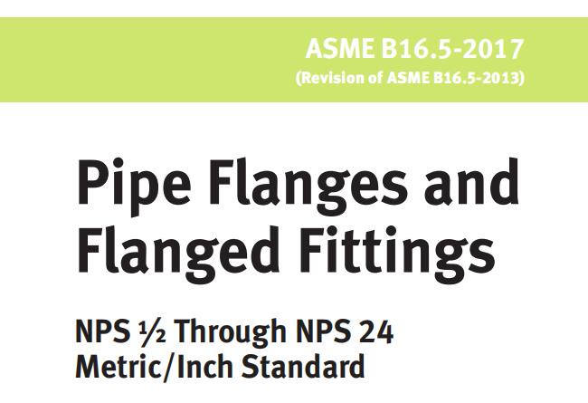 Ansi Flange Dimensions Chart